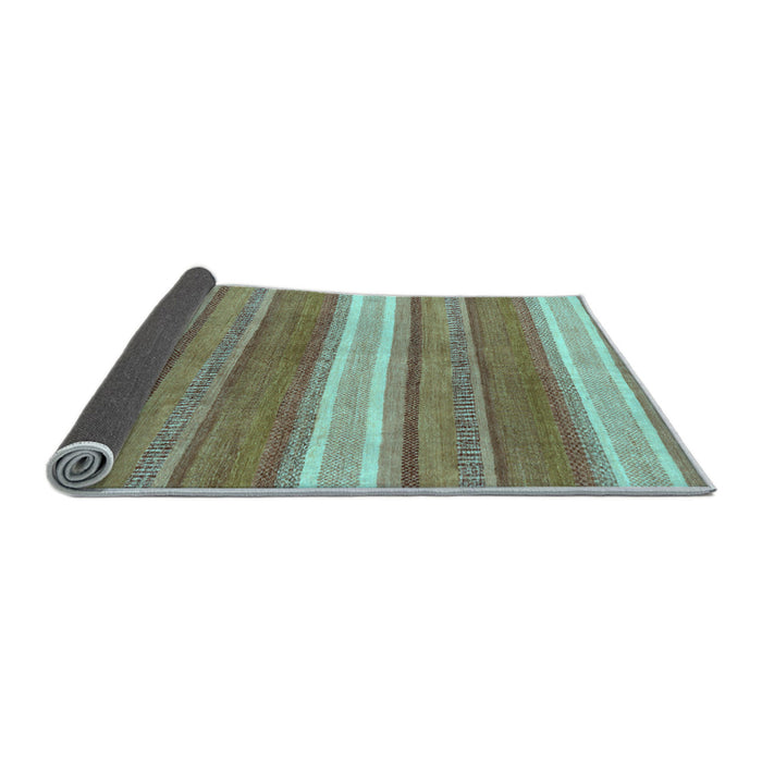 Sideview of Abstract Light Blue Modern Rug, abs221lblu