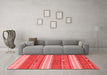 Modern Red Washable Rugs