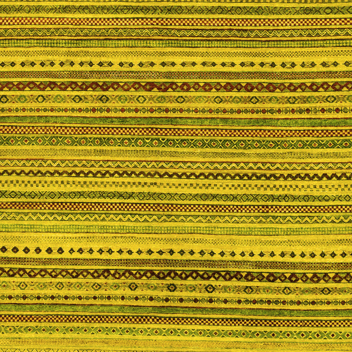 Machine Washable Abstract Yellow Modern Rug, wshabs2220yw