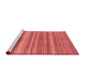 Modern Red Washable Rugs