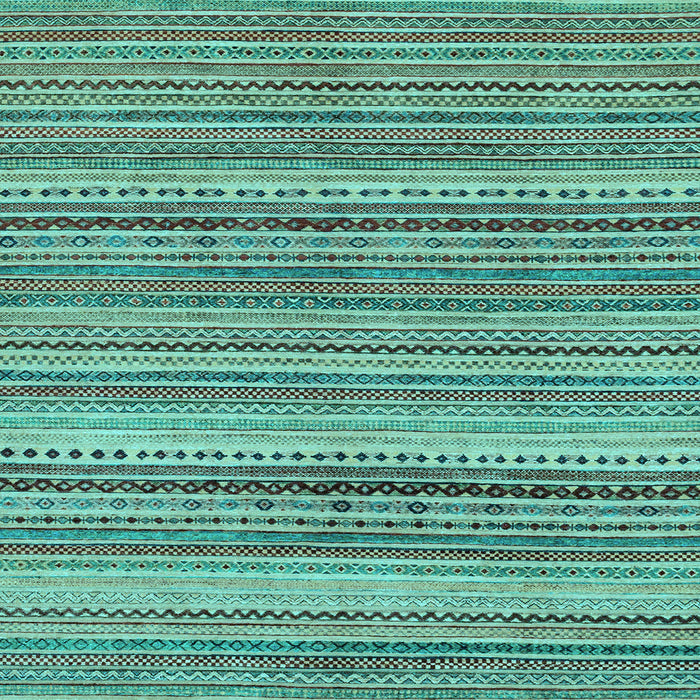 Square Machine Washable Abstract Light Blue Modern Rug, wshabs2220lblu