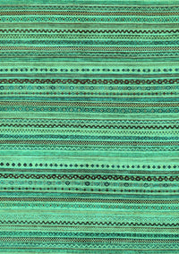 Abstract Turquoise Modern Rug, abs2220turq