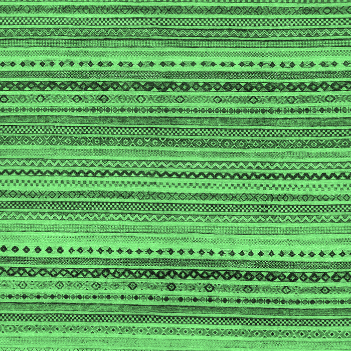 Machine Washable Abstract Emerald Green Modern Area Rugs, wshabs2220emgrn