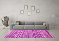 Machine Washable Abstract Purple Modern Rug, wshabs2221pur