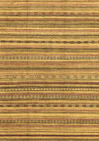 Abstract Brown Modern Rug, abs2221brn