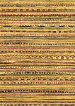 Abstract Brown Modern Rug, abs2221brn