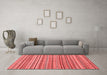 Modern Red Washable Rugs