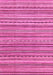 Machine Washable Abstract Pink Modern Rug, wshabs2221pnk