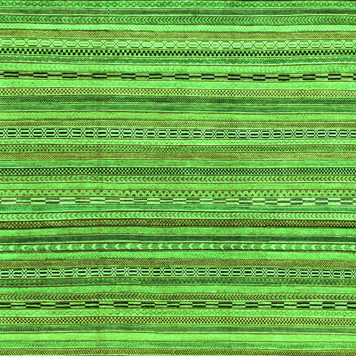 Machine Washable Abstract Green Modern Area Rugs, wshabs2221grn