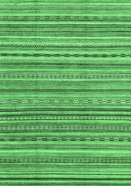 Abstract Emerald Green Modern Rug, abs2221emgrn