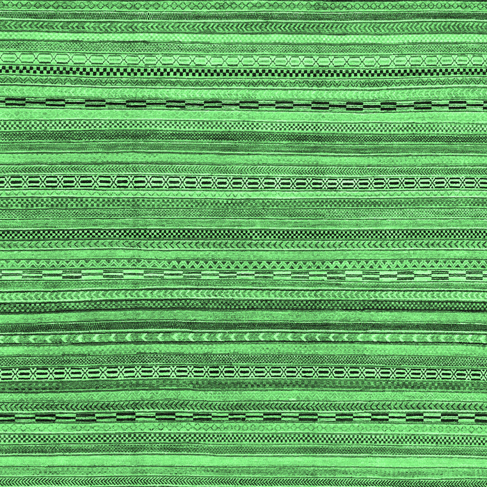 Machine Washable Abstract Emerald Green Modern Area Rugs, wshabs2221emgrn