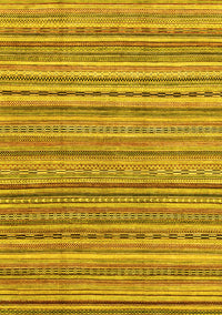 Abstract Yellow Modern Rug, abs2221yw