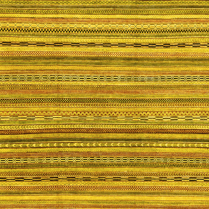 Abstract Yellow Modern Rug, abs2221yw