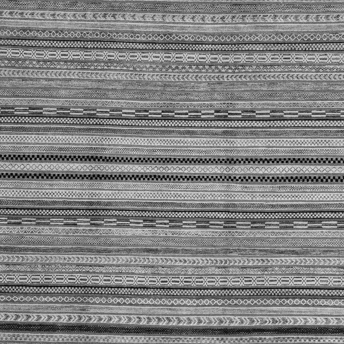 Machine Washable Abstract Gray Modern Rug, wshabs2222gry