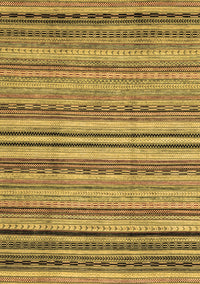 Abstract Brown Modern Rug, abs2222brn