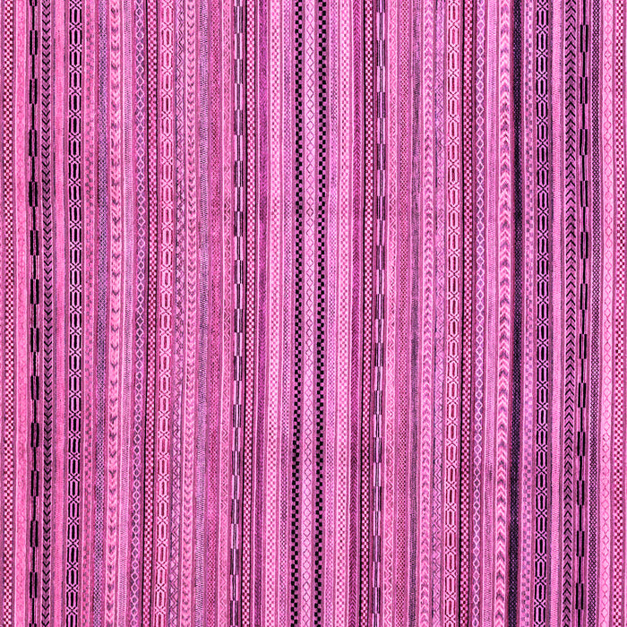 Square Abstract Pink Modern Rug, abs2222pnk