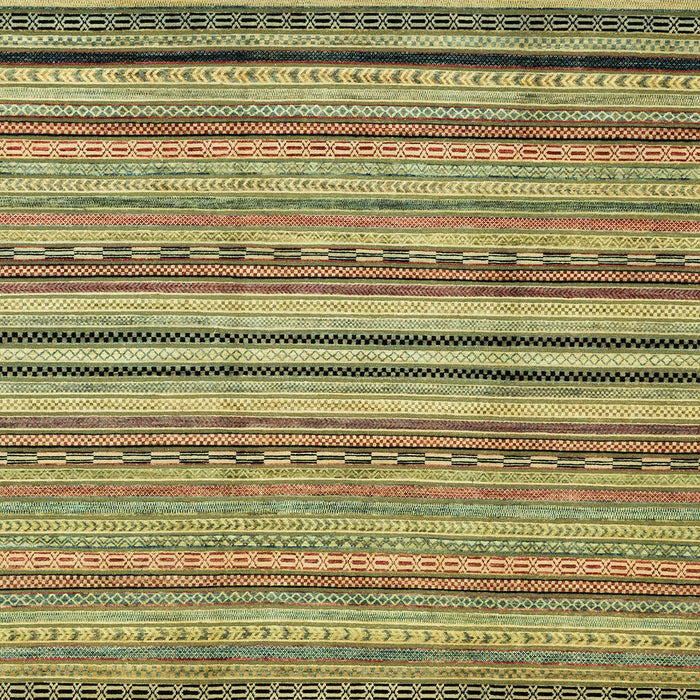 Machine Washable Abstract Metallic Gold Rug, wshabs2222