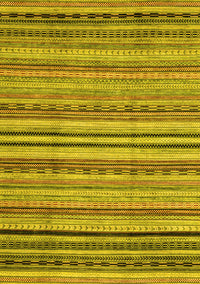 Abstract Yellow Modern Rug, abs2222yw