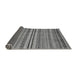 Sideview of Abstract Gray Modern Rug, abs2222gry