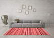 Modern Red Washable Rugs