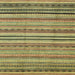 Square Abstract Metallic Gold Modern Rug, abs2222