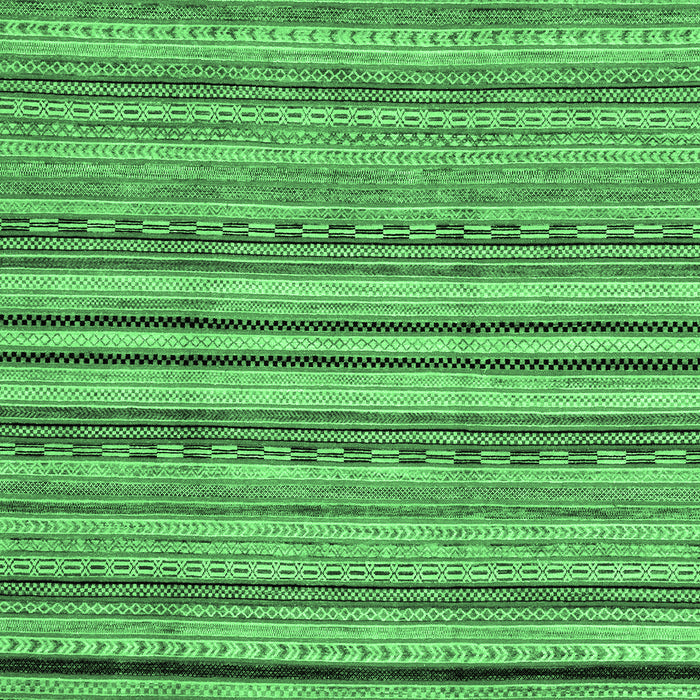 Machine Washable Abstract Emerald Green Modern Area Rugs, wshabs2222emgrn