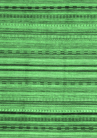 Abstract Emerald Green Modern Rug, abs2222emgrn