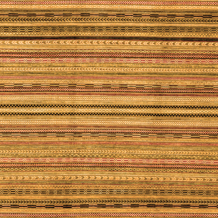 Square Machine Washable Abstract Orange Modern Area Rugs, wshabs2222org