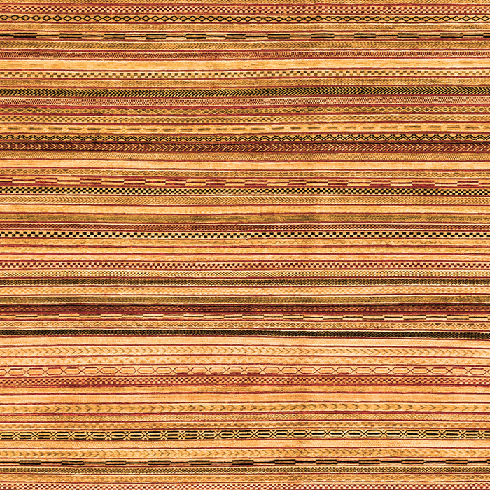 Square Abstract Orange Modern Rug, abs2223org