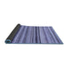 Sideview of Abstract Blue Modern Rug, abs2223blu