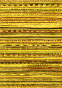 Abstract Yellow Modern Rug, abs2223yw