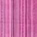 Square Abstract Pink Modern Rug, abs2223pnk