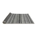 Sideview of Abstract Gray Modern Rug, abs2223gry