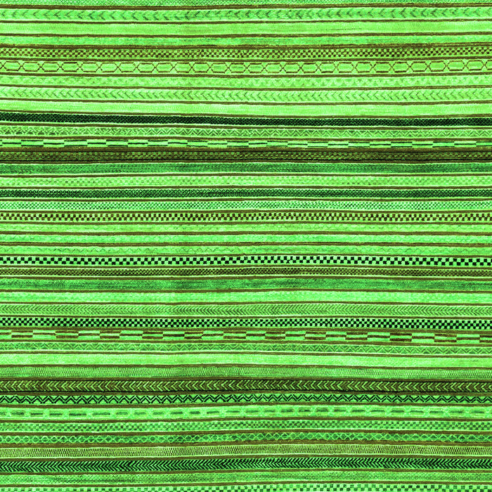 Machine Washable Abstract Green Modern Area Rugs, wshabs2223grn
