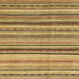 Square Abstract Golden Brown Yellow Modern Rug, abs2223