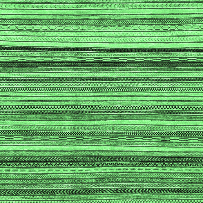Machine Washable Abstract Emerald Green Modern Area Rugs, wshabs2223emgrn
