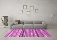 Machine Washable Abstract Purple Modern Rug, wshabs2223pur