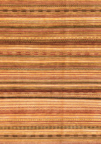 Abstract Orange Modern Rug, abs2223org