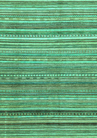 Abstract Turquoise Modern Rug, abs2224turq