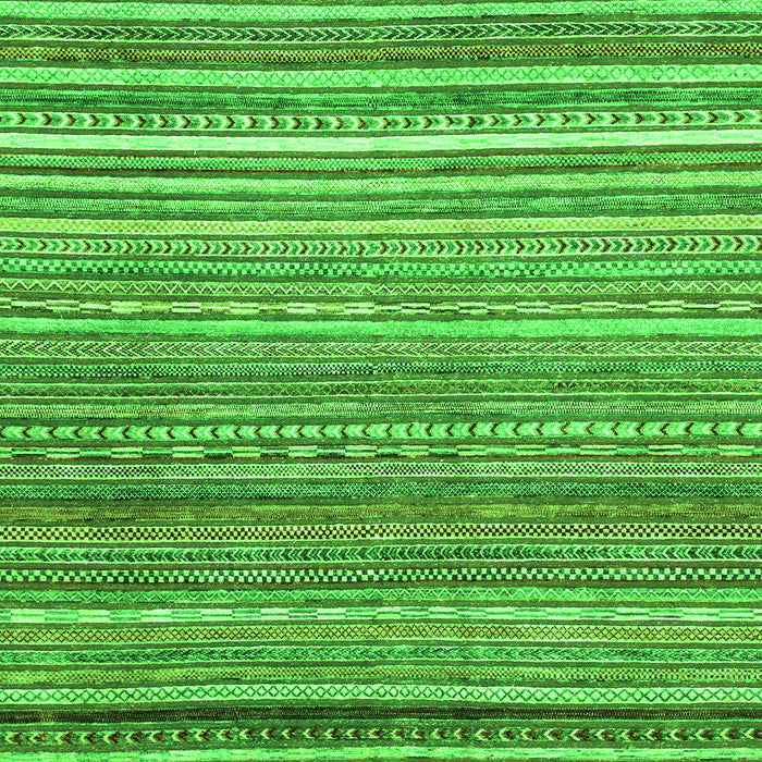 Machine Washable Abstract Green Modern Area Rugs, wshabs2224grn