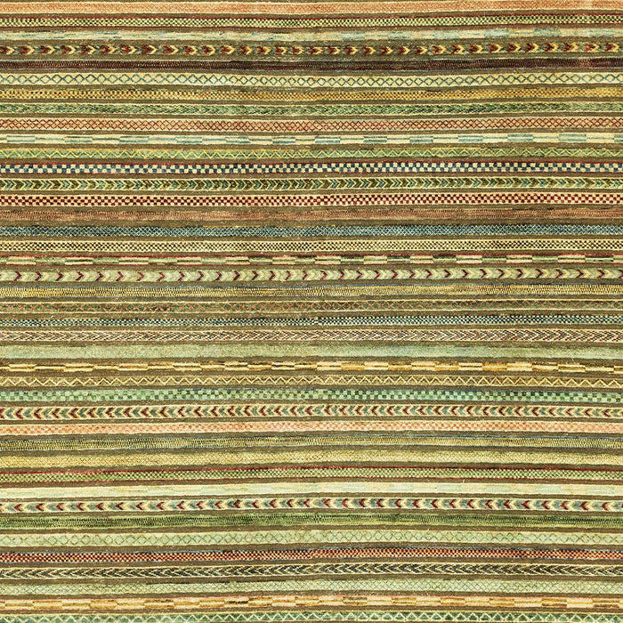 Machine Washable Abstract Metallic Gold Rug, wshabs2224