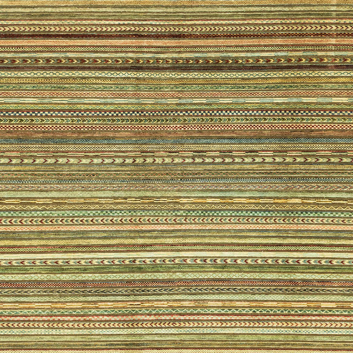 Square Machine Washable Abstract Metallic Gold Rug, wshabs2224