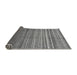 Sideview of Abstract Gray Modern Rug, abs2224gry