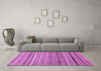 Machine Washable Abstract Purple Modern Rug, wshabs2224pur