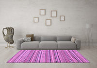 Machine Washable Abstract Purple Modern Rug, wshabs2225pur