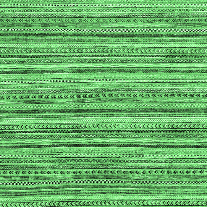 Machine Washable Abstract Emerald Green Modern Area Rugs, wshabs2225emgrn