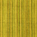 Square Abstract Yellow Modern Rug, abs2225yw