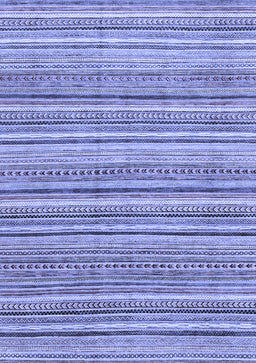Abstract Blue Modern Rug, abs2225blu