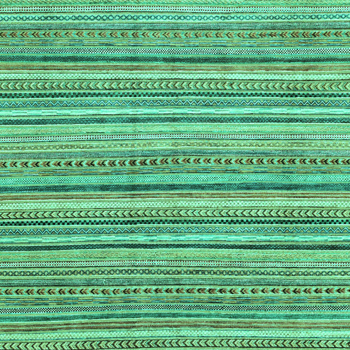 Machine Washable Abstract Turquoise Modern Area Rugs, wshabs2225turq