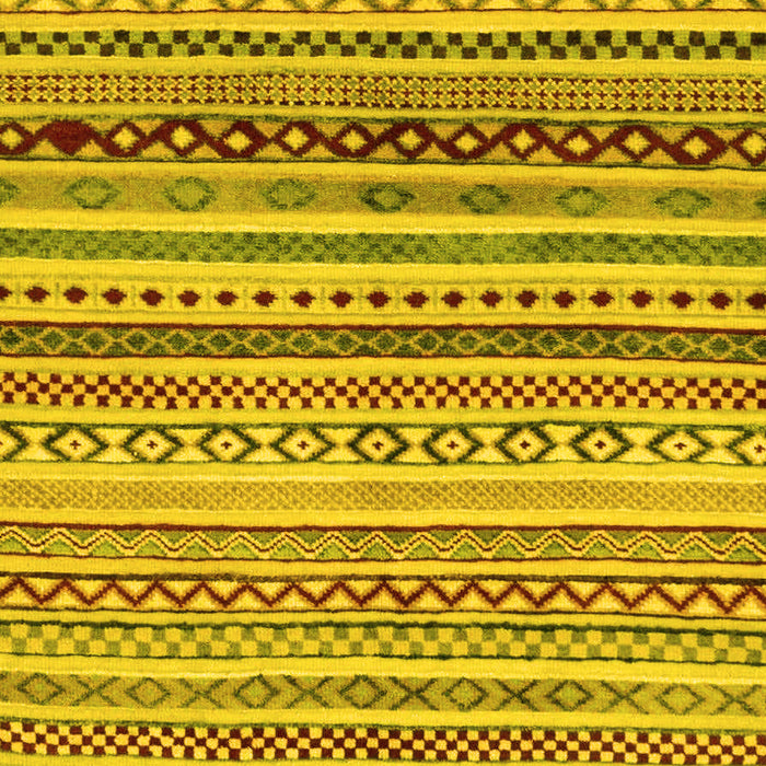 Machine Washable Abstract Yellow Modern Rug, wshabs2226yw